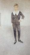 Fernand Khnopff Portrait of His Royal Highness Prince Leopold of Belgium Duke of Brabant USA oil painting reproduction